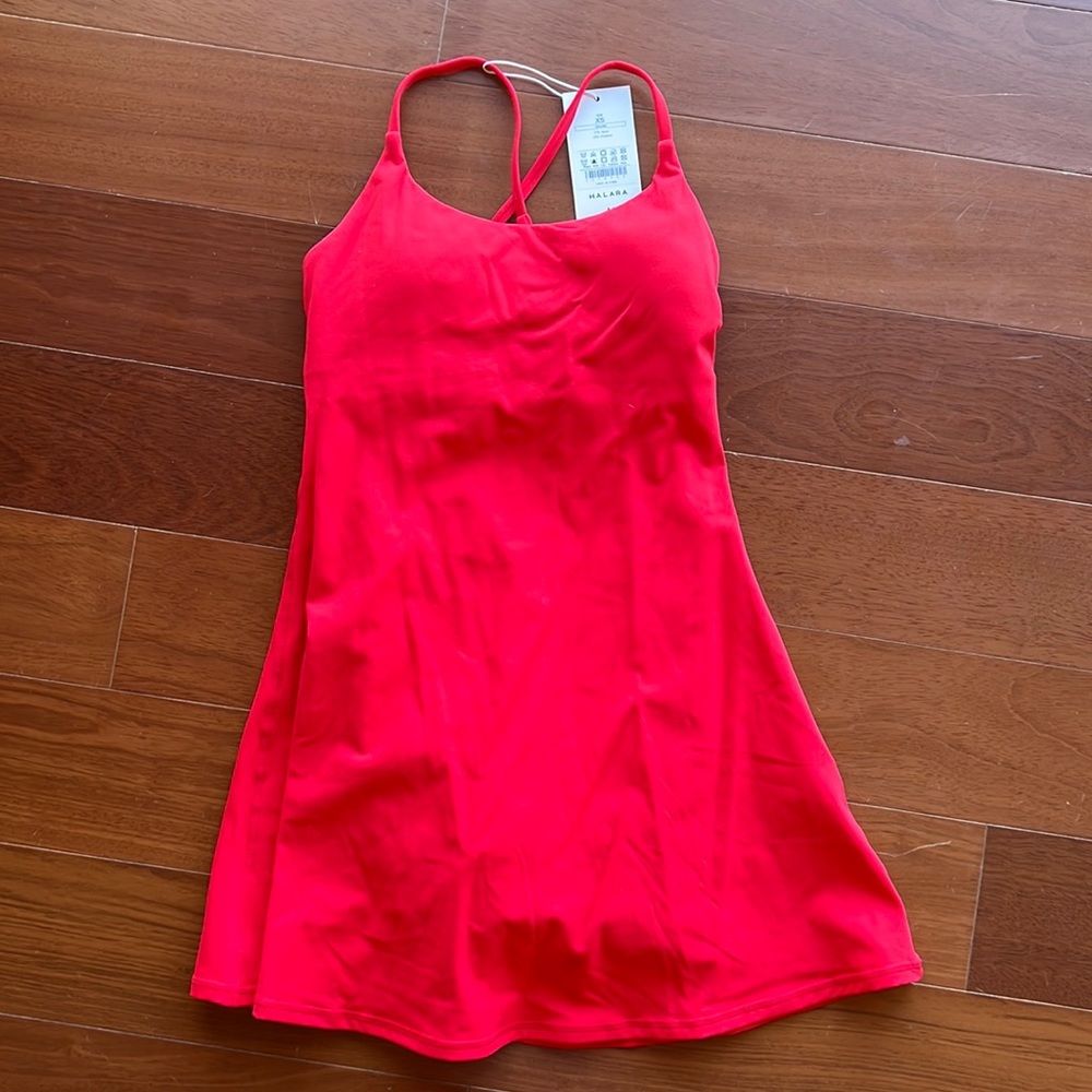 Exercise Dress - Halara “Everyday Cloudful” Activity Dress XS Red